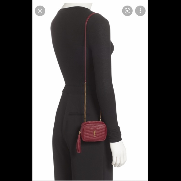 Rare Saint Laurent Baby Lou Quilted Leather Bag - Picture 8 of 8